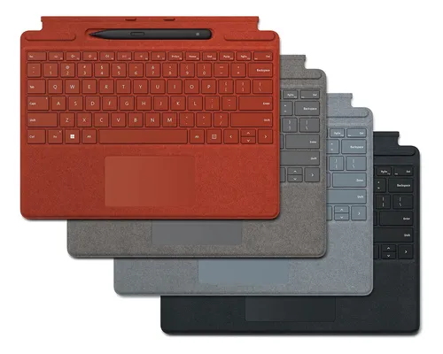 Teclado Microsoft Surface Pro Signature Con Lápiz Delgado 2