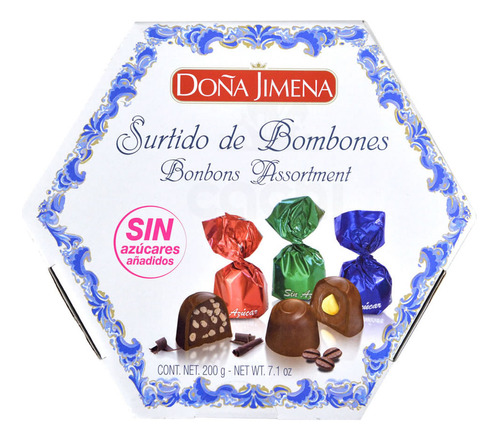 Bombones Doña Jimena Sin Azucar 200grs