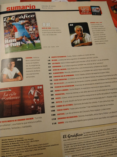 El Kun Agüero Pack X 2 En La Tapa De Revistas El Gráfico (Usado)