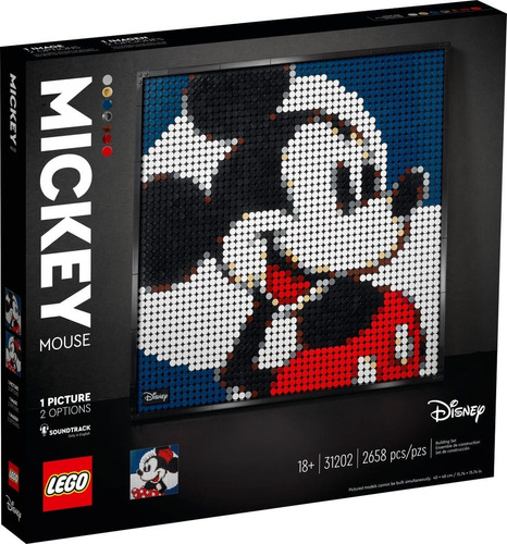 Kit De Construcción Lego Art Disney Mickey Mouse 31202 