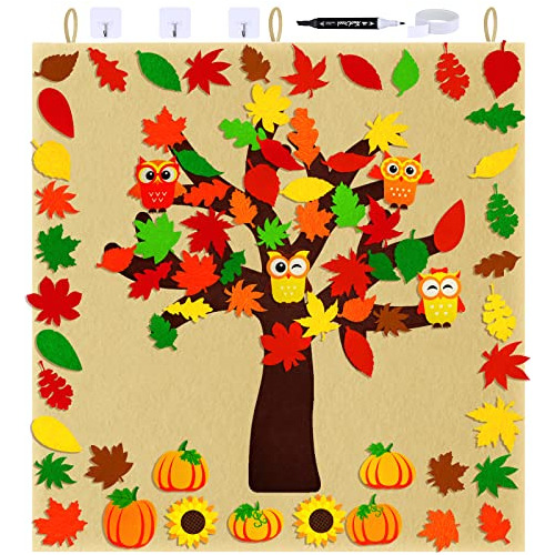 Fall Tree Of Thanks Craft Kit Fall Fieltro Bulletin Boa...