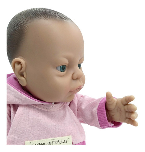 Bebe Reborn Argentina Bebote Real + Chupete Osito Y Babero