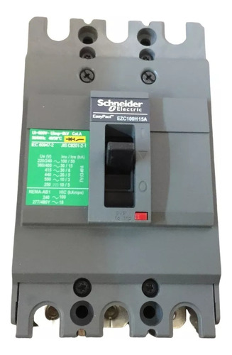 Disjuntor Caixa Moldada Tripolar 30a Ezc100 Schneider 