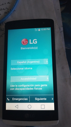 Celular LG Leon Con Cargador Y Funda Funcionamiento Perfecto