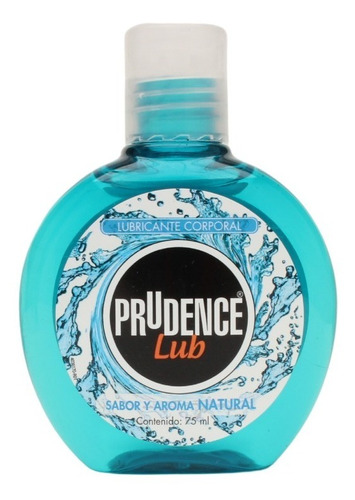 Lubricante Natural Prudence Lub 75 Ml Base Agua Sin Aceites