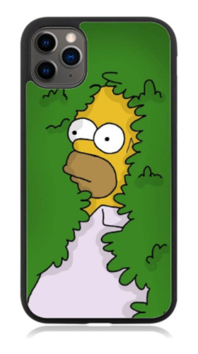 Funda Protector Para iPhone Los Simpson Homero Arboles Moda