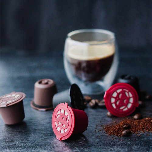 Cápsulas De Café Reutilizables Y Recargables, 6 Unidades, Co