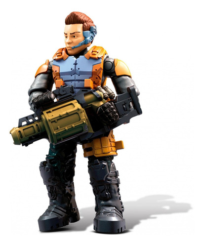 Mini Figura De Acción Mega Construx Call Of Duty Bo3 Erin