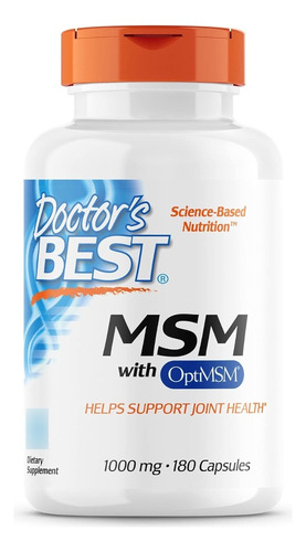 Msm 1000 Mg Con Optimsm Doctor's Best 180 Cápsulas