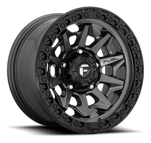 Rin Fuel 18x9 5x150 Covert Negro Con Gris Offset +1 