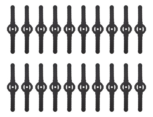 20 Cuchillas De Plástico Para Cortacésped Eléctrico Para Jar