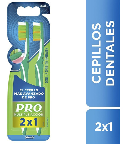 Cepillos Dentales Oral-b Pro Multiple Acción 2 Un