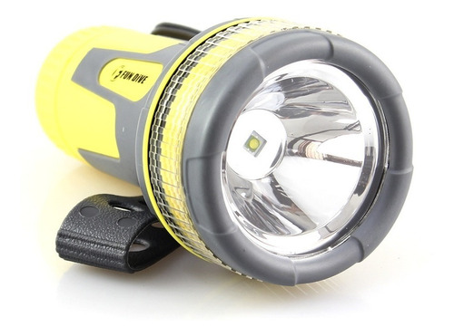 Lanterna Thor Led P/ Mergulho Caça E Pesca 50m Prof Fun Dive