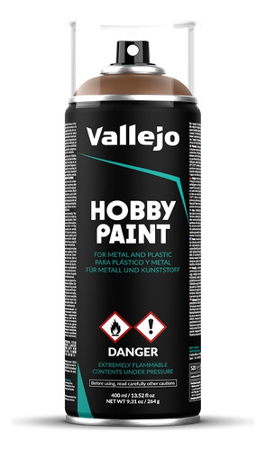 Vallejo Hobby Paint 400ml Pintura Acrilica Color Marrón Bichos 28.019