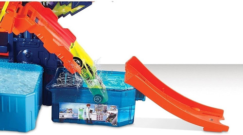 Imagen 4 de 5 de Hot Wheels City Color Shifters Laboratorio Científico Mattel