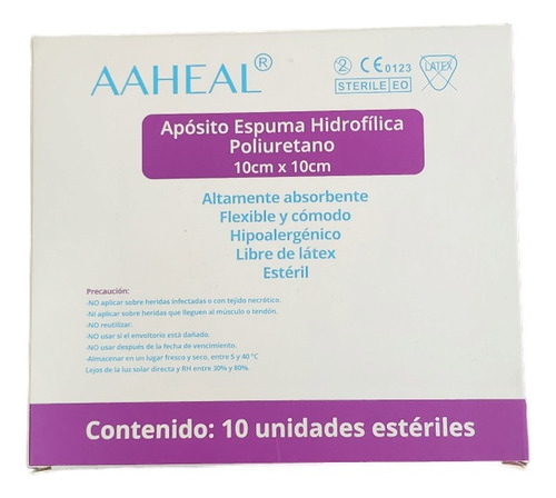 Aposito Espuma Hidrofilica  5unidades