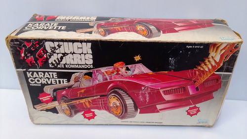 Chuck Norris Vintage Kenner Corvette Vehículo Karate Figuras (Usado)