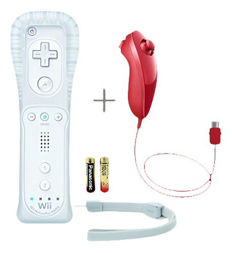 Controlador De Nintendo Wii / Wii U Remote Plus (blanco) Y N