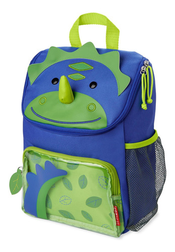 Mochila Escolar Skip Hop Dinosaur Zoo Verde/azul