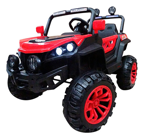 Quadriciclo Carrinho Buggy Utv Elétrico Infantil 2 Assentos Cor Vermelho