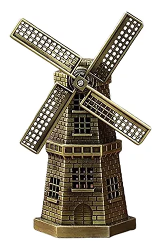 Antigo moinho de vento no país · Creative Fabrica
