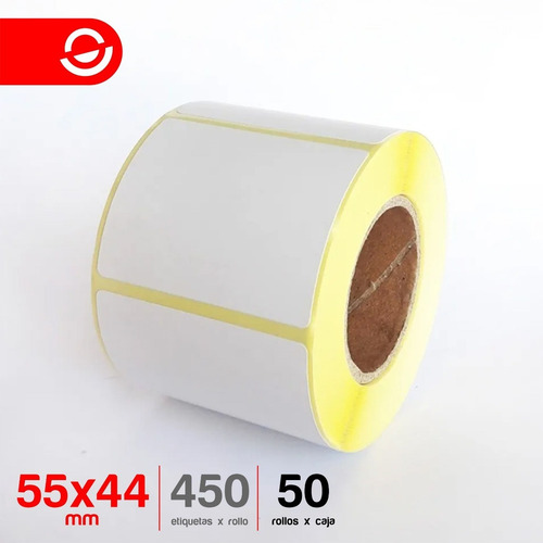 Imagen 1 de 5 de Etiquetas Térmicas Balanzas 55x44 X 50 Rollos Systel / Kretz