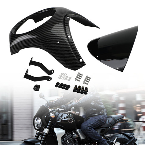 Parabrisas Con Carenado De Faros Delanteros Para Honda Cb650