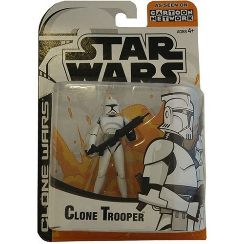 Star Wars Animados Clone Wars Clone Trooper Figura De Acción