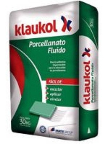 Pegamento Pallet De 64 Bolsas De Klaukol Porcelanato 30 Kg 