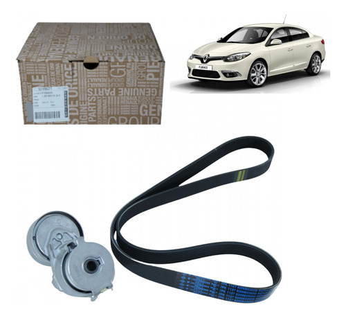 Kit Correia E Tensor Alternador Fluence Original 7701477515