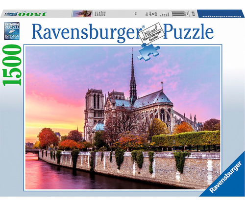 Ravensburger Rompecabezas Notredame Al Atardecer 1500 Pza