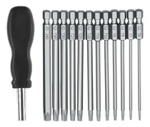 Comprar Juego De 13 Brocas Torx Largas De 100 Mm, Torx Bi Magnético