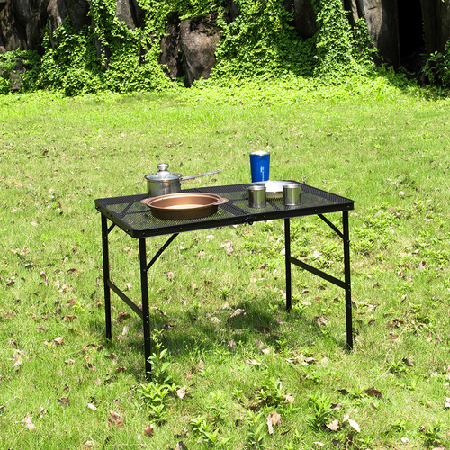 Mesa Plegable Portátil Para Acampar Con Altura Ajustable