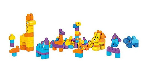 Mega Bloks Safari Friends Building Set (150 Piezas)