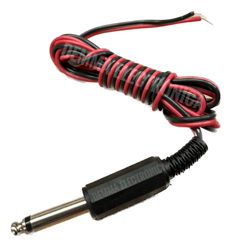 Cable Para Bafle Plug A Pelado 3mts Profesional Para Bornera