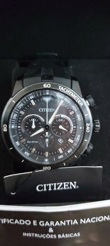 Relógio Citizem Eco Drave Pulseira Borracha Modelo Cronograp
