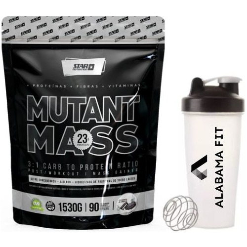 Mutant Mass Ganador De Masa Muscular + Vaso Mezclador 600 Ml