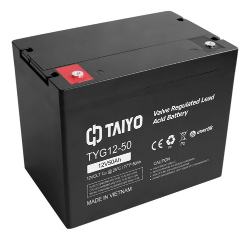 Batería Ciclo Profundo Gel - 12v 50ah - Taiyo