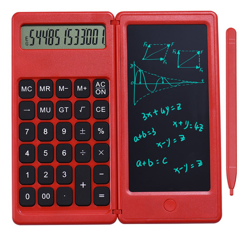 Calculadora Plegable Y Tableta De Escritura Digital Lcd De 6