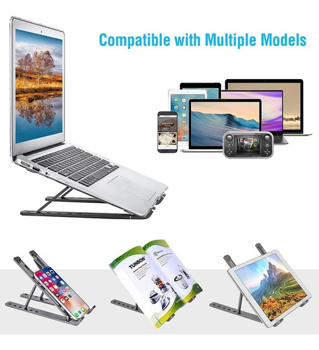 Soporte Elevador Base Plegable Laptop Portatil De Notebook