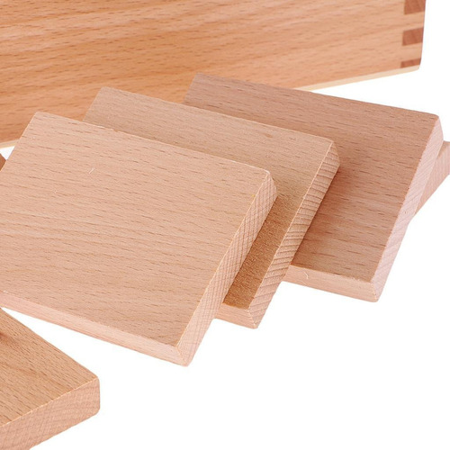 Montessori Material Peso Madera For Niños Preescolar