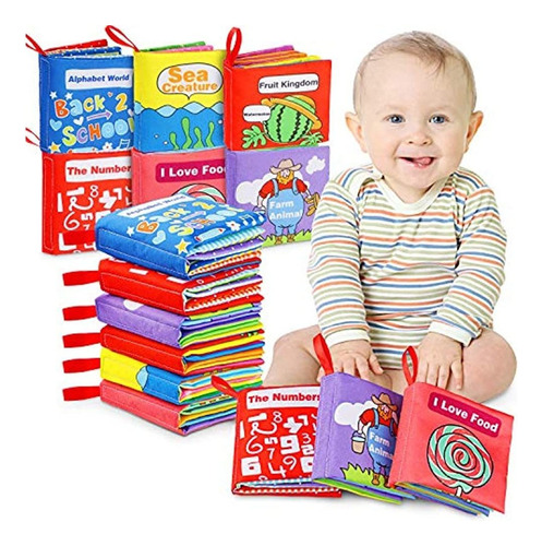 Libros De Tela Para Bebe 6 Juegos Mi Primer Libro De Ropa S