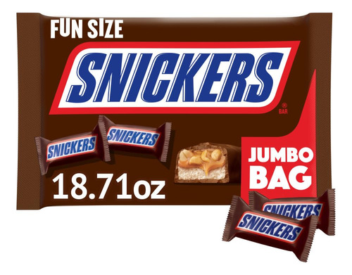 Snickers Barras De Caramelo De Chocolate De Tamano Divertido