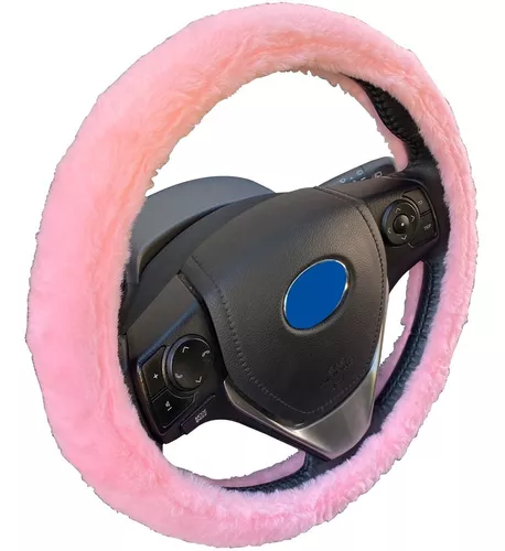 Funda Cubre Volante Auto Femenino Mujer Diseño Rosa Variedad