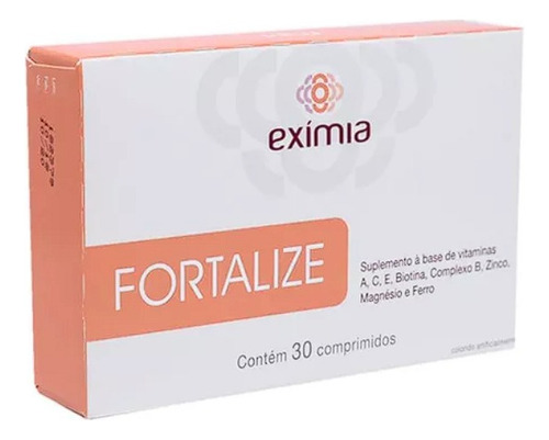 Exímia Fortalize Cabelos E Unhas Com 30 Comprimidos