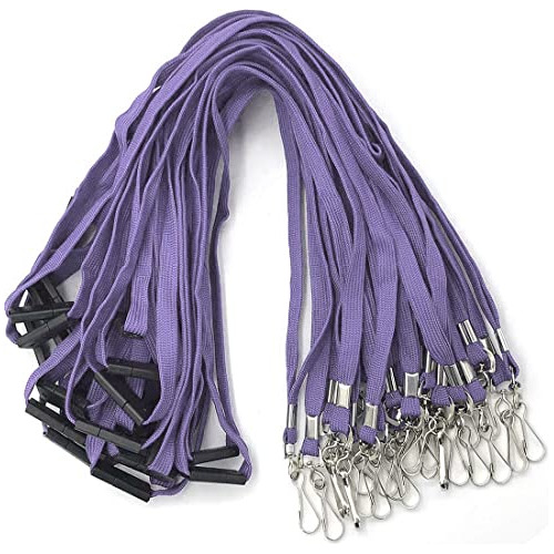 Lanyard Lila - Cordón De Cuello Premium Plano Hebilla ...