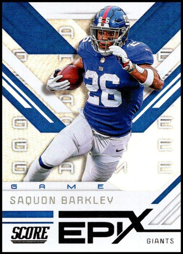 2019 Score Epix Juego 8 Saquon Barkley New York Giants Nfl F