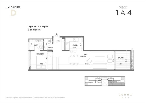 Imagen 2 de 8 de Oportunidad De Inversion - Amplio Departamento De 2 Ambientes Al Contra Frente Con Balcón - Villa Crespo | Lerma Al 200