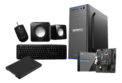 Pc Kelyx Lc727-14 Intelcore I5 10400 8g Ram 240g Ssd 500w