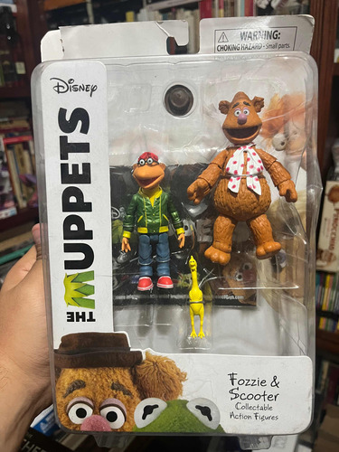 The Muppets Fozzie Y Scooter. Figuras De Colección Disney